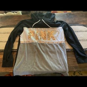 Worn once women’s PINK sweatshirt